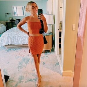 Orange Two Piece Set